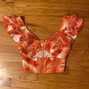 INC Tropical Crop Top